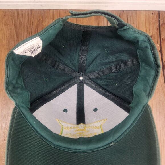 John Deere Gearbox Hat Cap Strapback Green Nostalgic Moline, Ill. Farmer Tractor - Picture 9 of 10